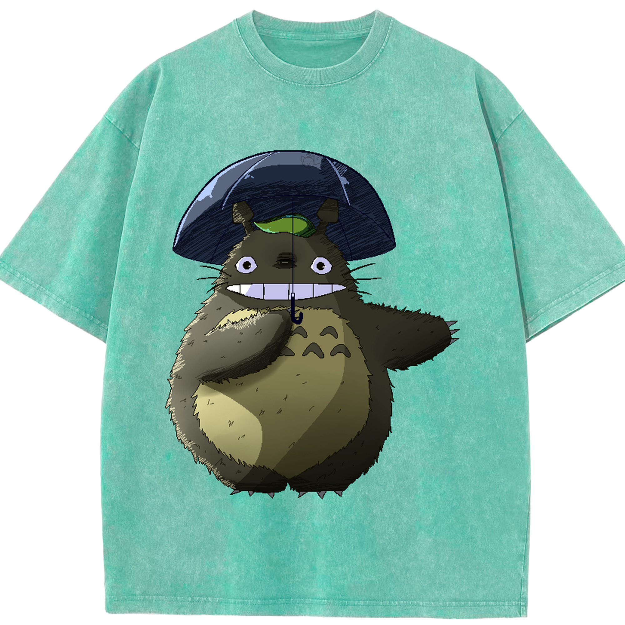 （画像用） となりのトトロ 草壁メイ 草壁サツキ My Neighbor Totoro Satsuki Kusakabe Mei Kusakabe 綿100% ヴィンテージ風 半袖Tシャツ（フロントプリント）